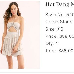 Free people wrap dress